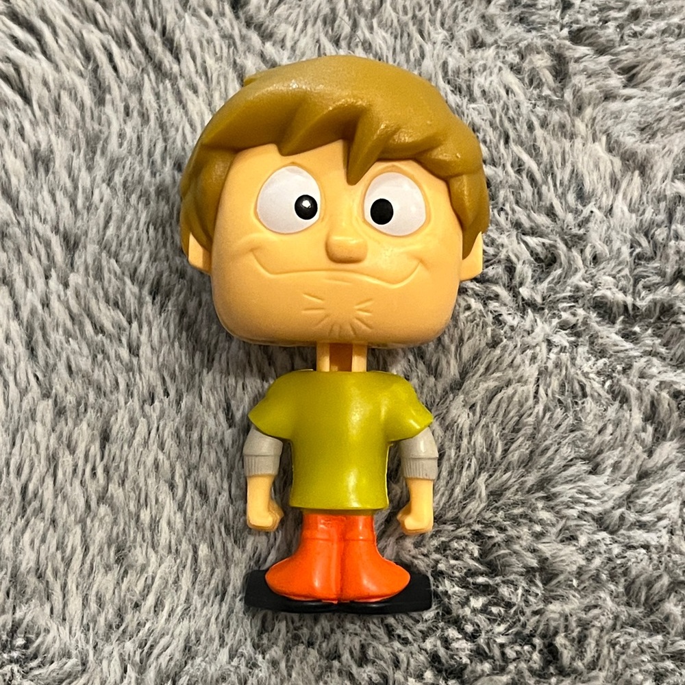 🍀5/10$ 2021 Shaggy 4" McDonald's Movie Bobble Head Action Figure #2 Scooby-Doo